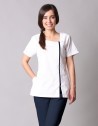 Tunics > Samba tunic - White with coloured zipper