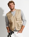 Gilets > Wild vest - Multipockets Multipocket men vest. Resistant thanks to its polycotton fabric. 9 pockets including 1 cell phone pocket. Half lining in nylon mesh.