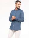 Shirts > Denim Shirt - Denim-effect light fabric