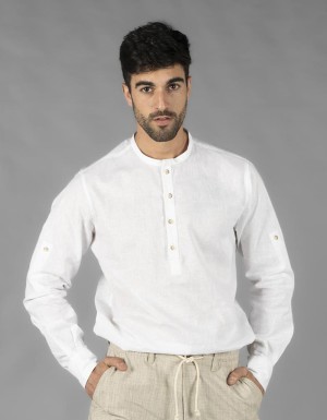 Shirts > Tiwi shirt - Linen and cotton