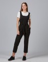 Jumpsuits > Thick crepe overall - sophisticated